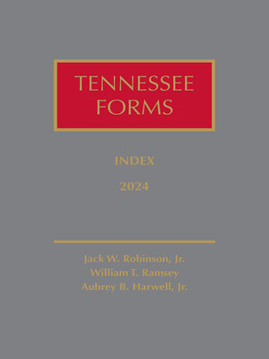 cover image of Tennessee Forms